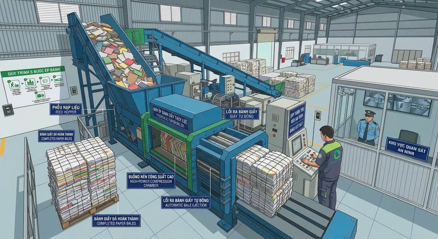 Tiêu hủy tài liệu bảo mật bằng công nghệ công nghiệp