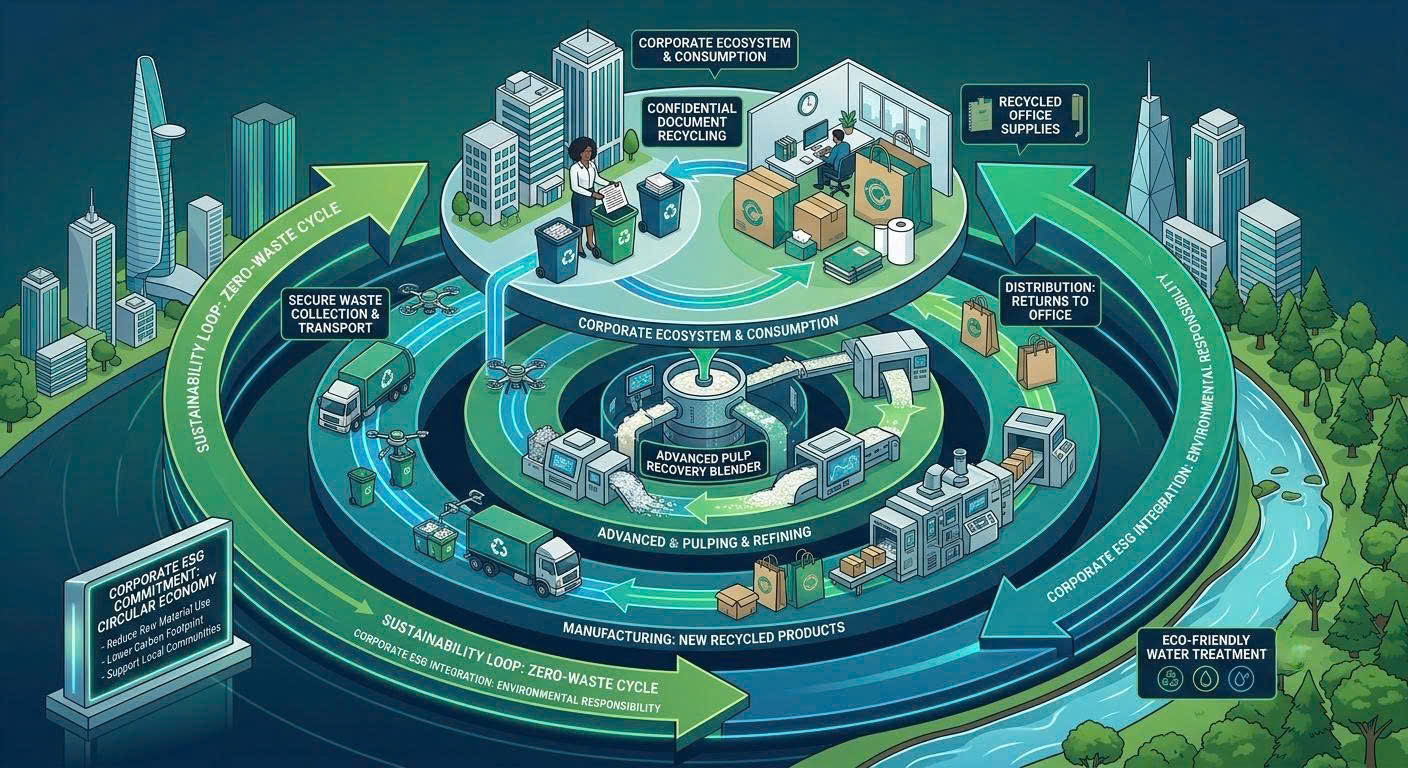 Circular Economy Model in the Paper Industry