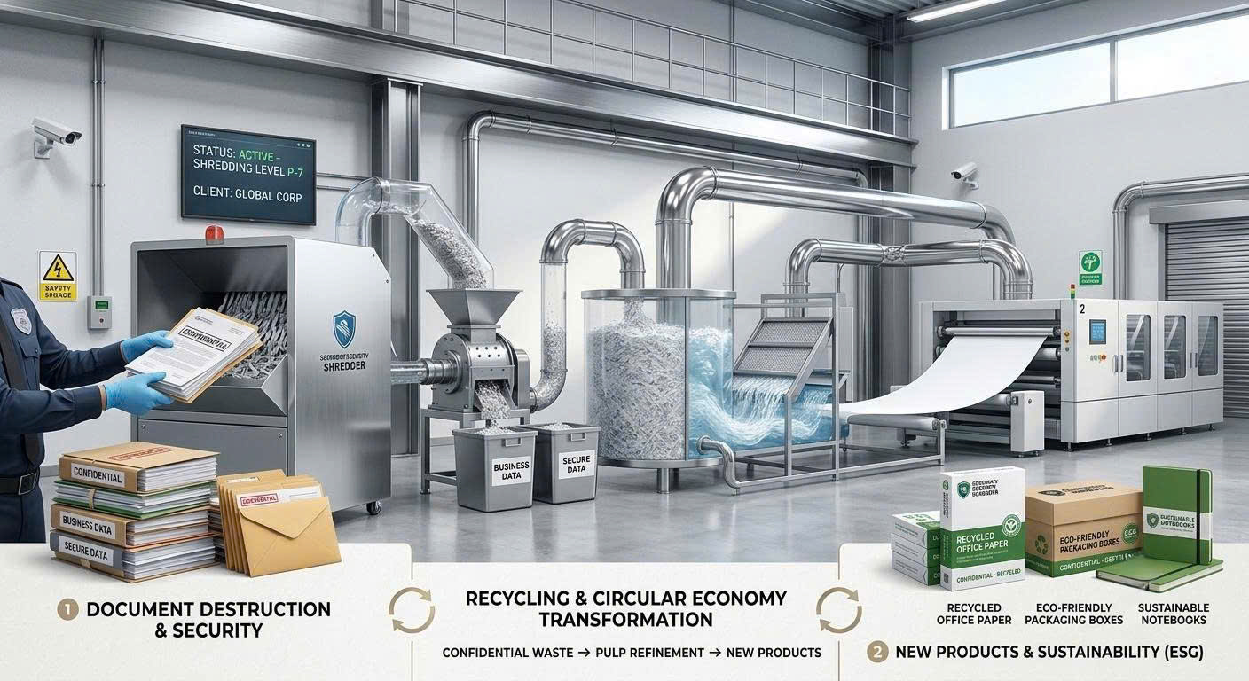 From Secure Document Destruction to Sustainable Recycling